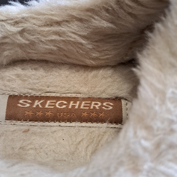 Skechers In & Out Faux Fur Clog/Slipper    Size 7 - Picture 8 of 11